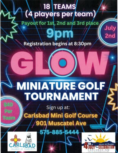 Mini Golf Tournament Flyer